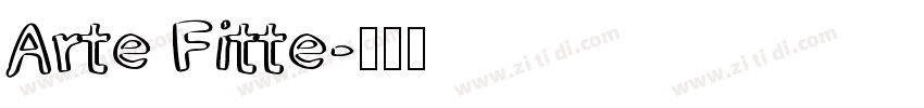 Arte Fitte字体转换
